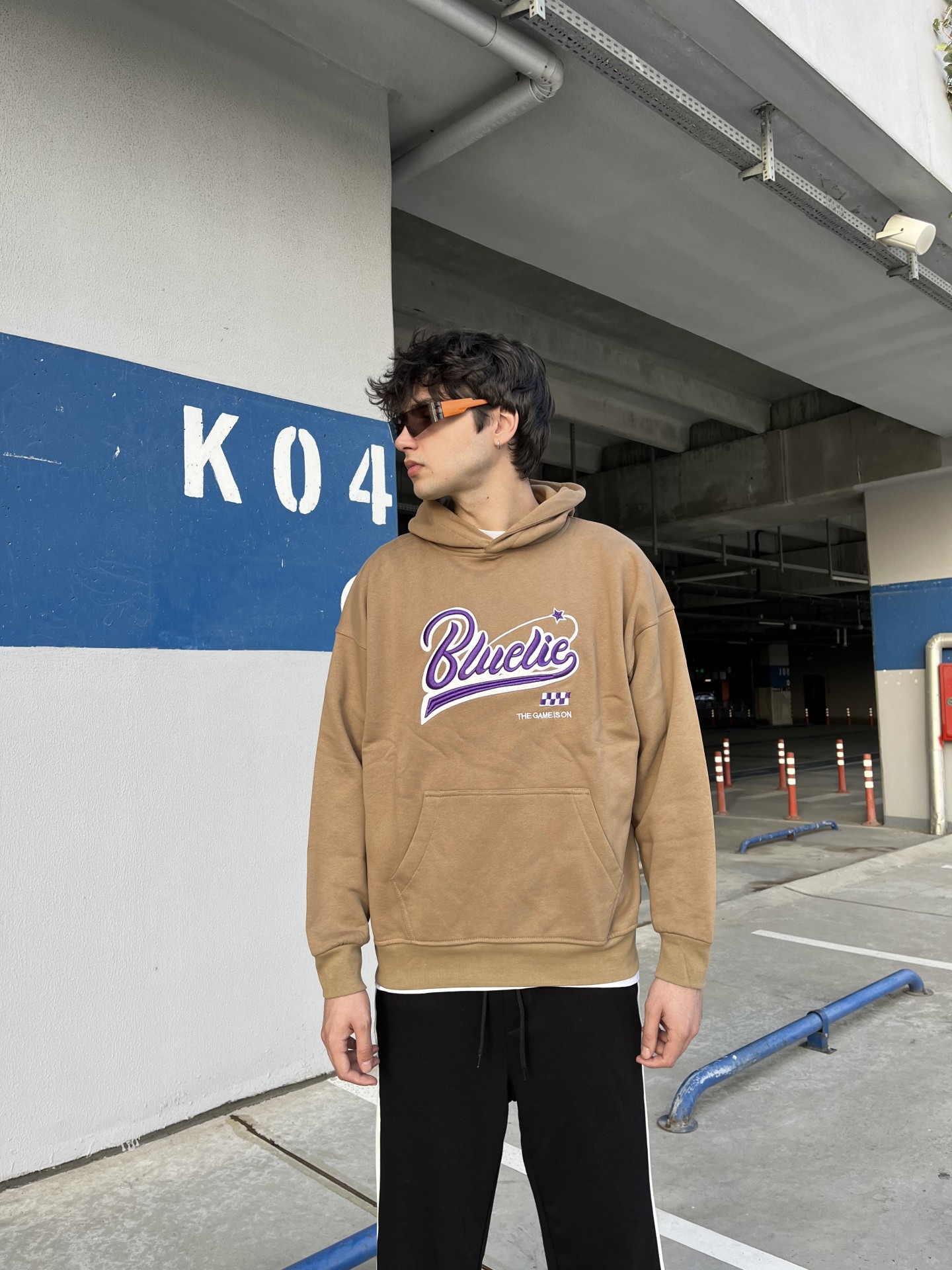 Bluelie Game Brown Hoodie