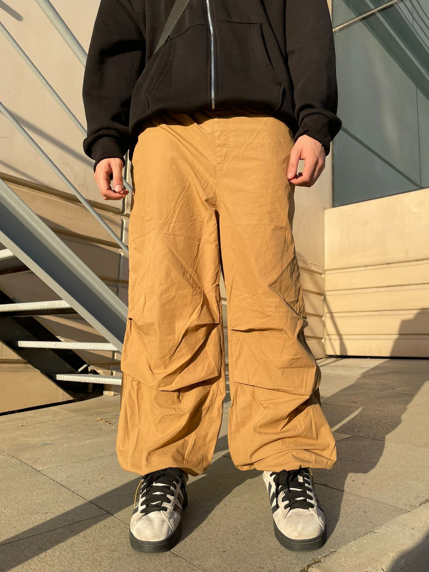 Paraşüt Vintage Baggy Pantolon