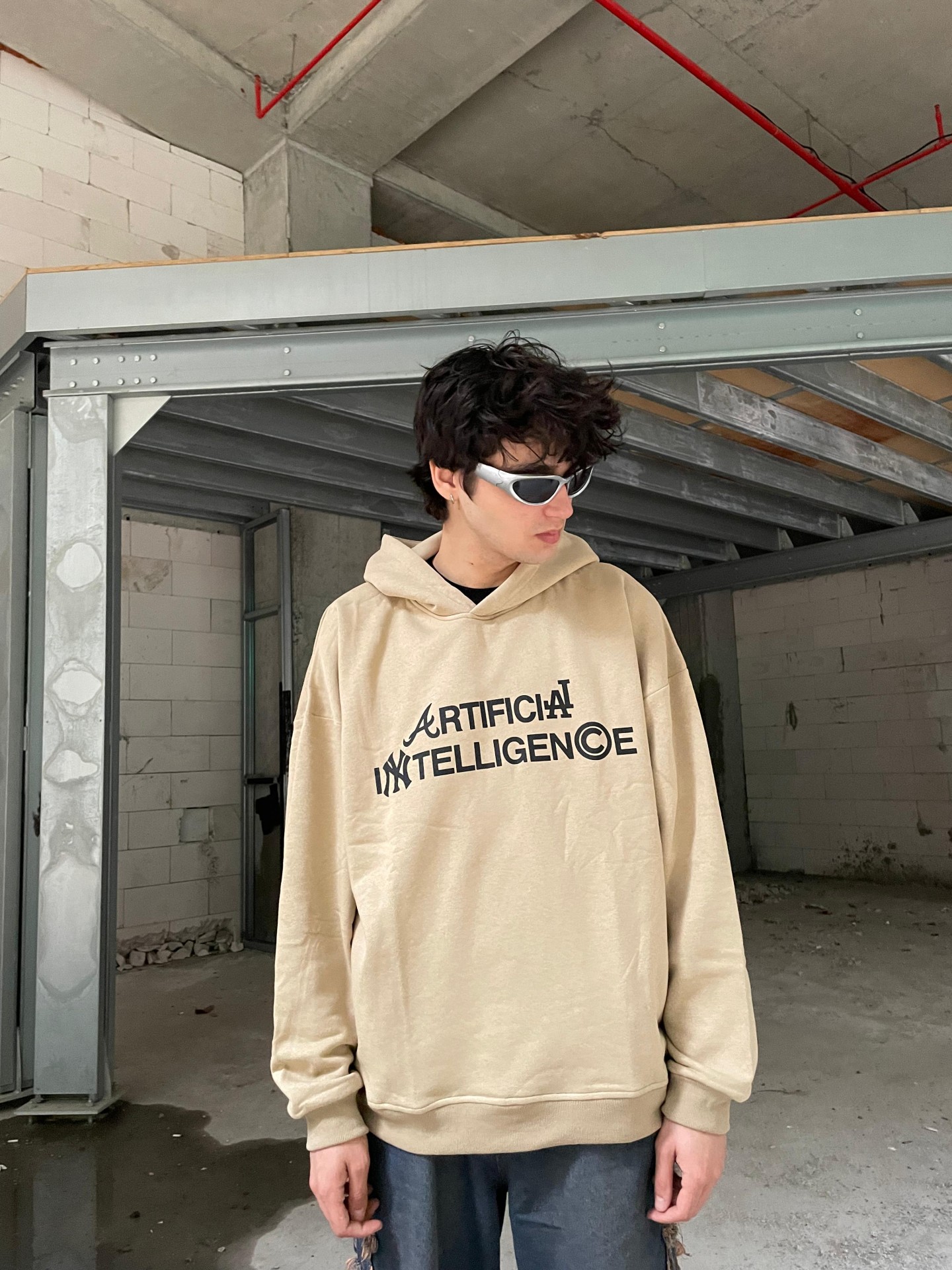 Artificial İntelligence Print Hoodie