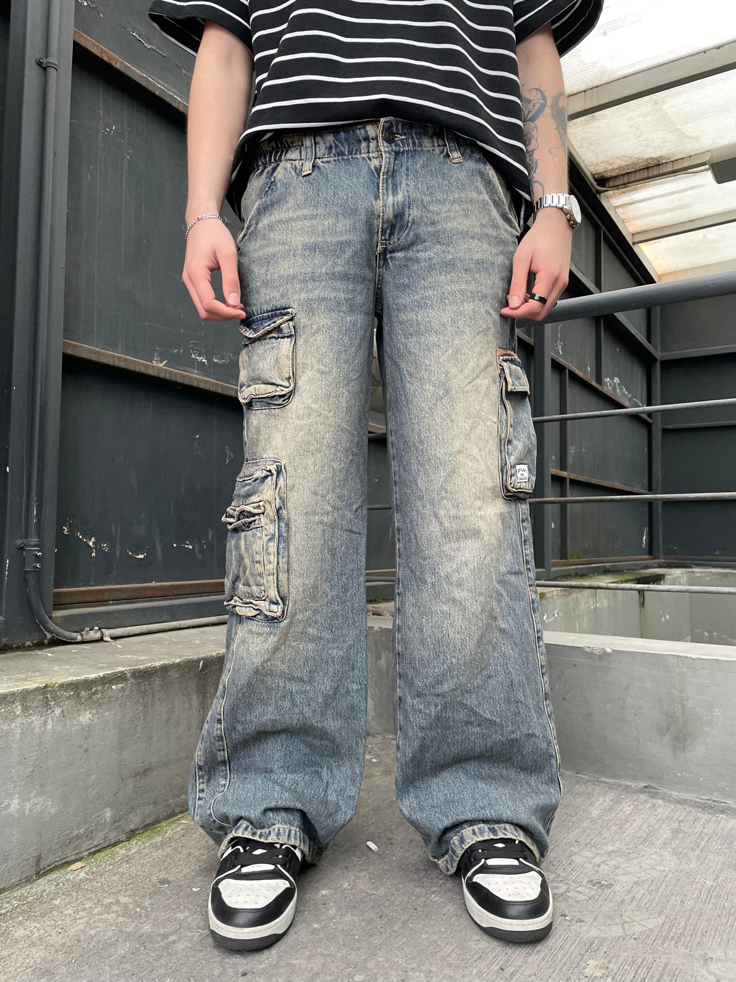 Vintage Y2K Premium Cargo Pantolon