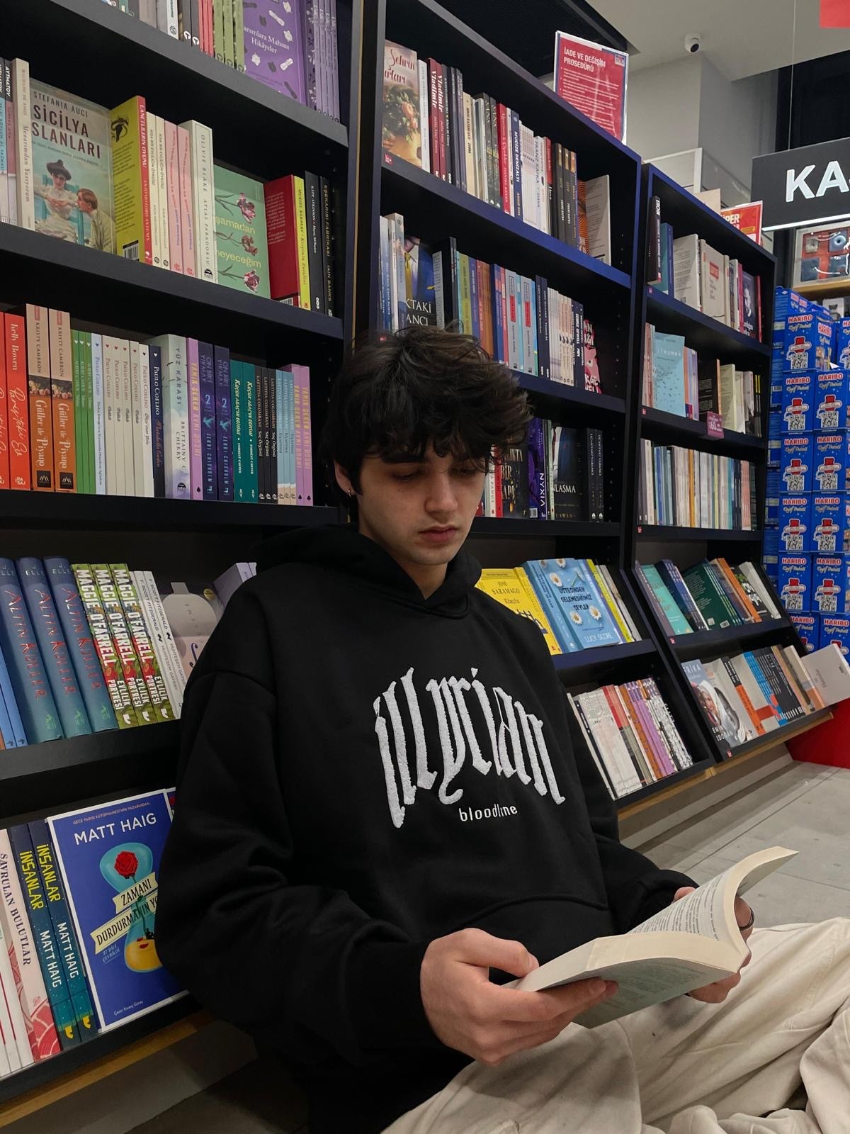 Znc Studio Bloodline Nakışlı Hoodie