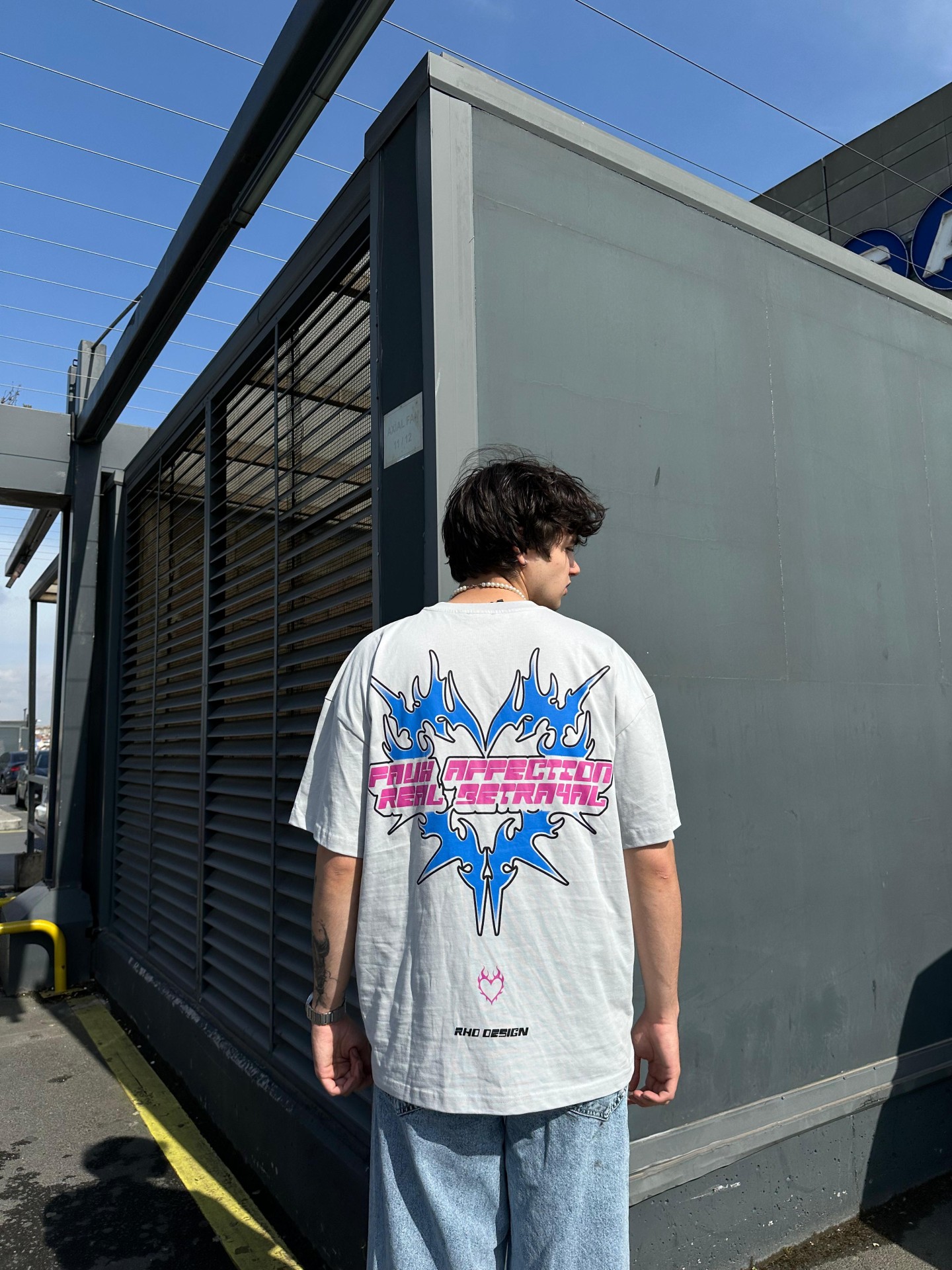 Fauh Affection Print Füme Tshirt