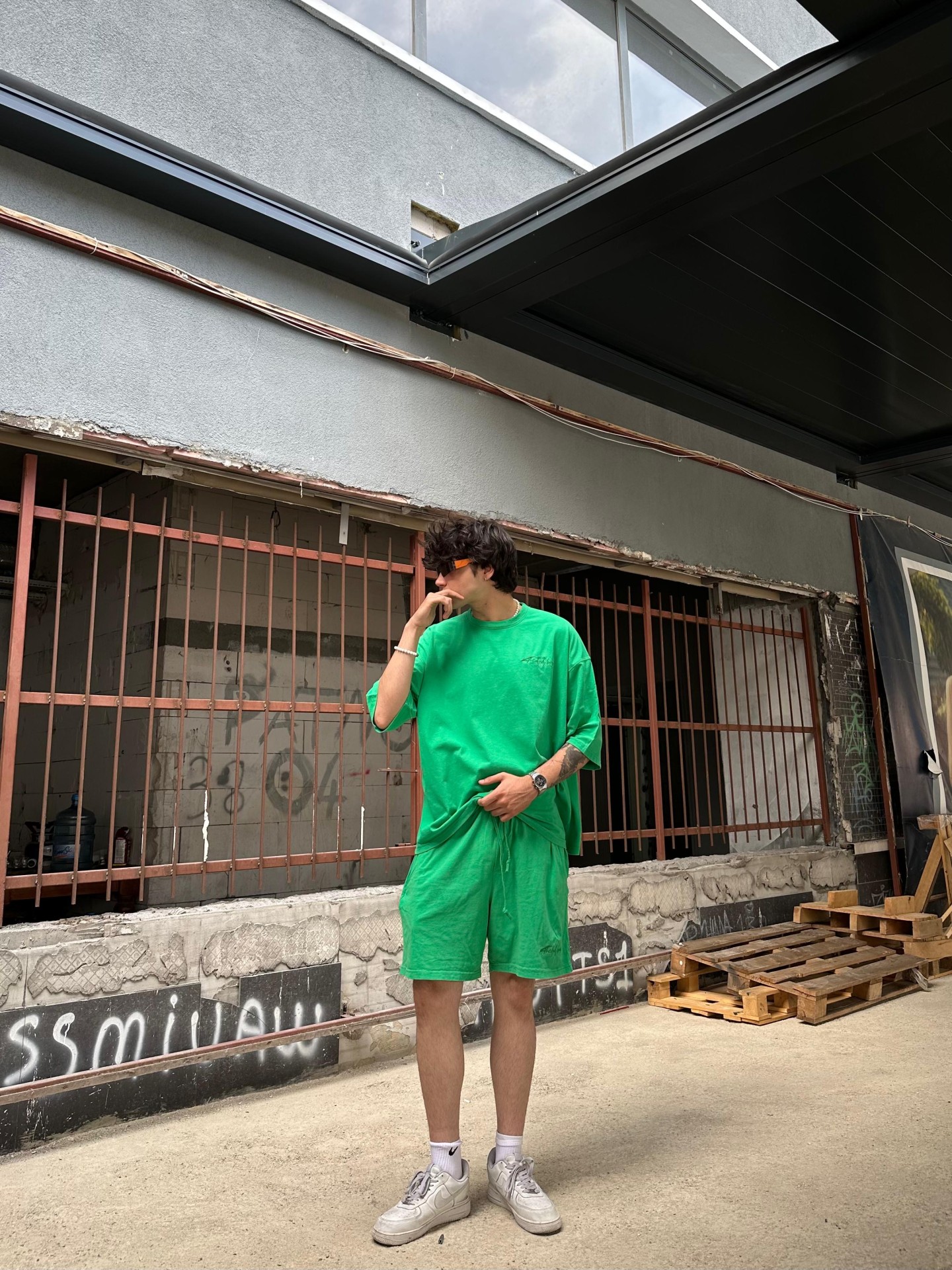 The Dad Basic İce Green Şortlu Takım