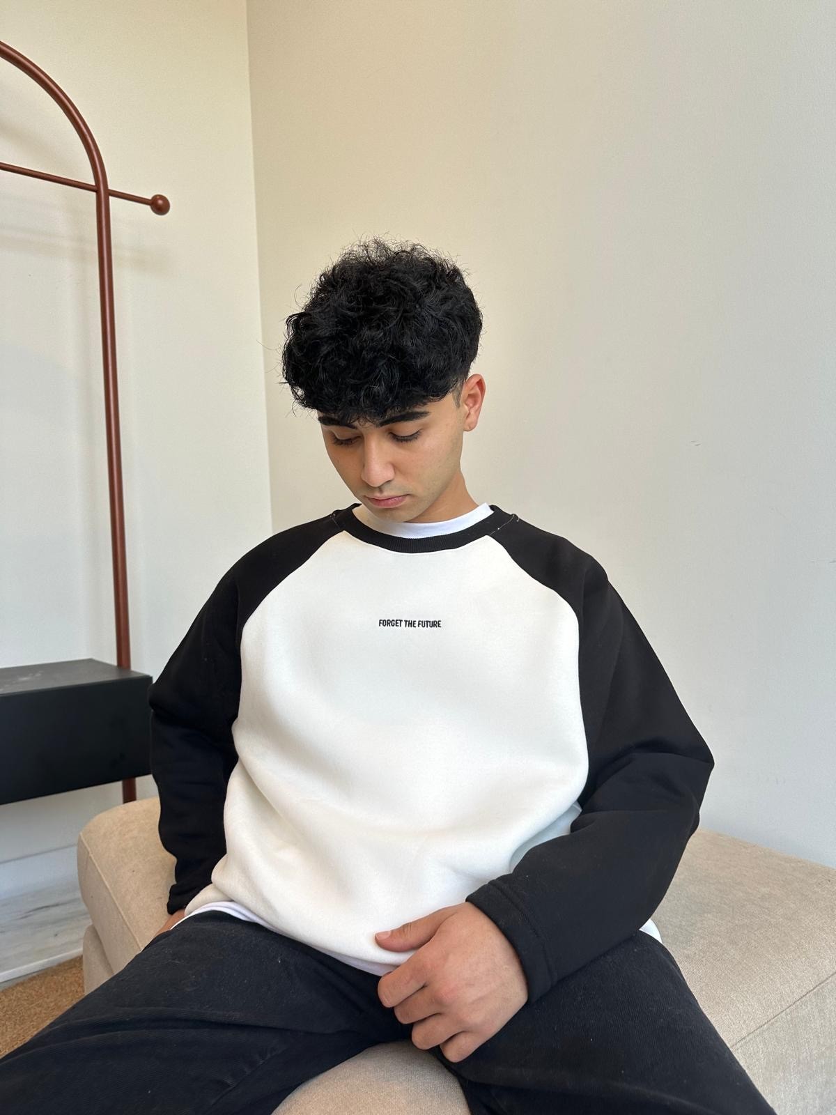 Forget The Future Black Reglan Kol Sweatshirt