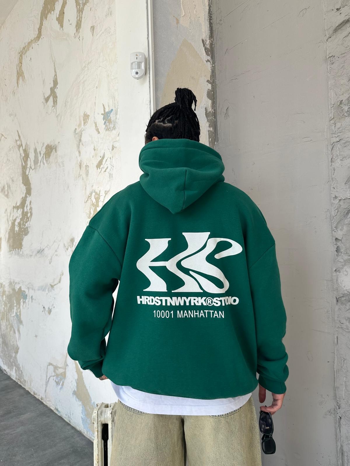 Hardstone Newyork Green Hoodie 