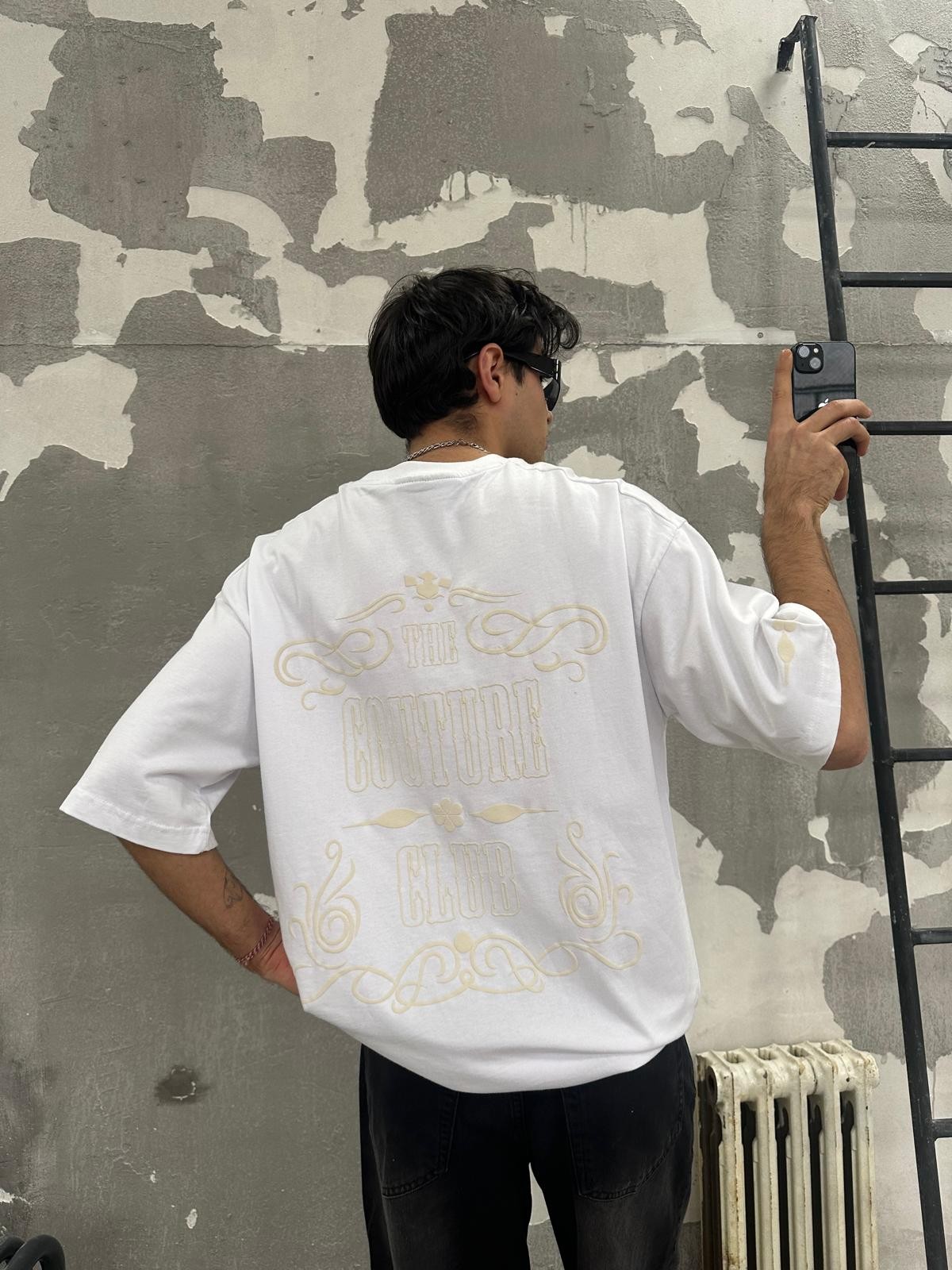 The Couture Club Back Print White T-shirt