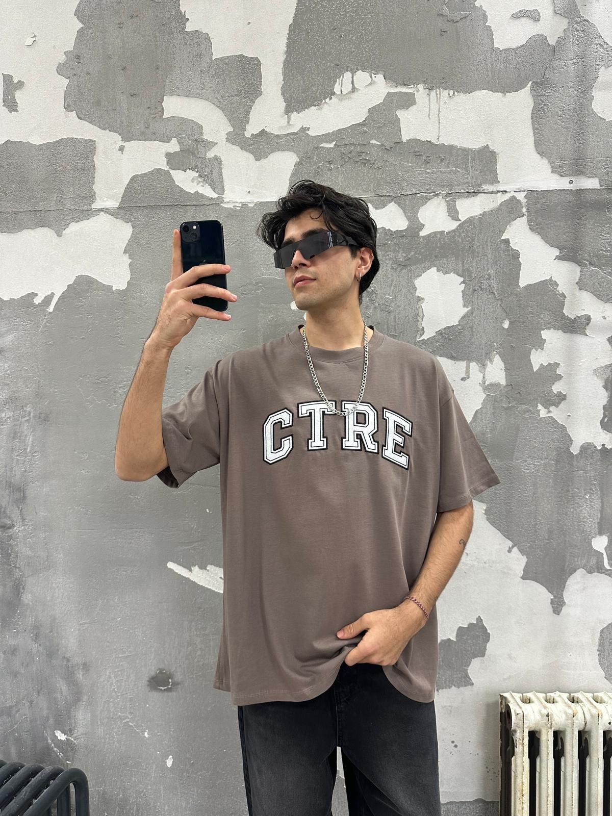 CTRE Print Brown Tshirt 