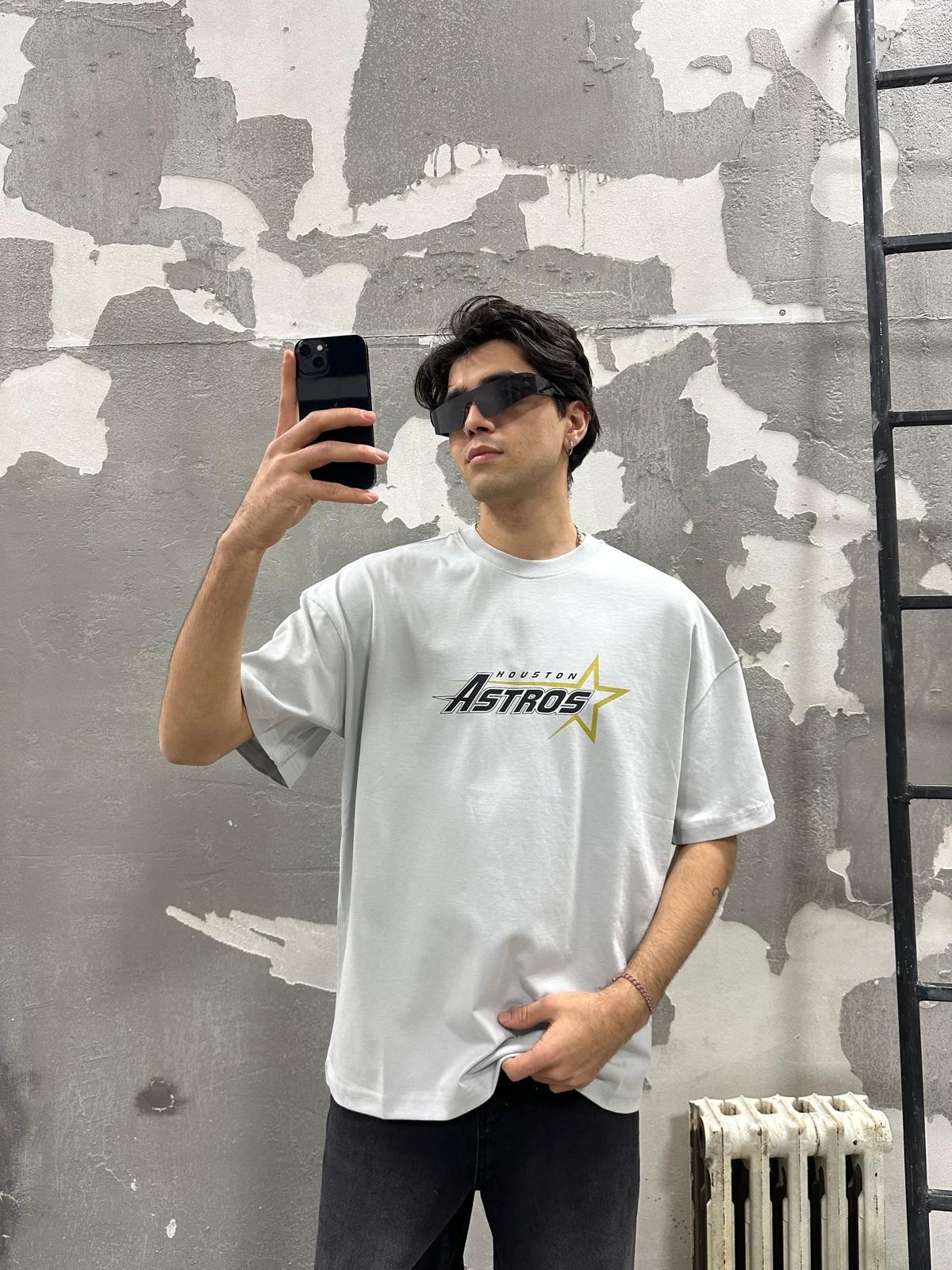 Houston Astros Füme Oversize Tshirt