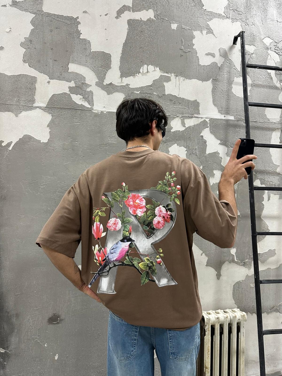 Represent Rose Brown Tshirt
