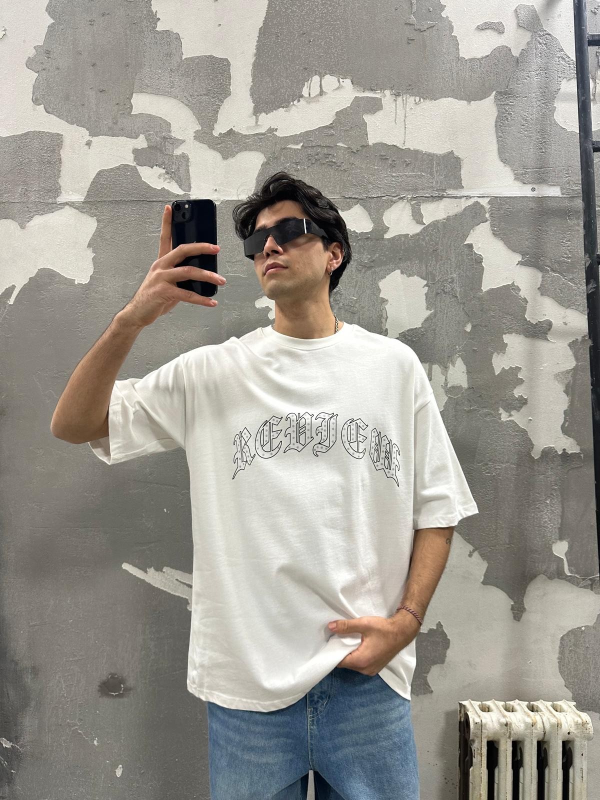 Rw Font Scale White T-Shirt