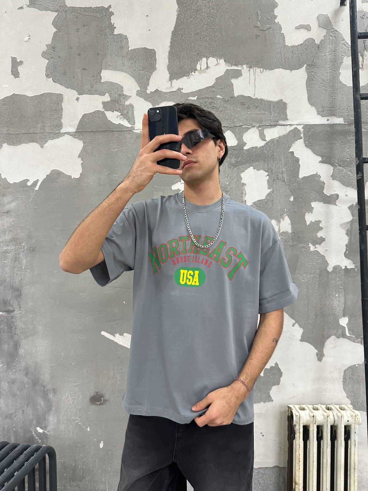 Northeast Füme Print T-Shirt
