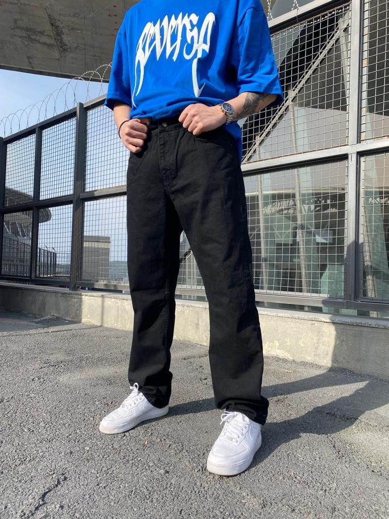Black Basic Baggy Jean